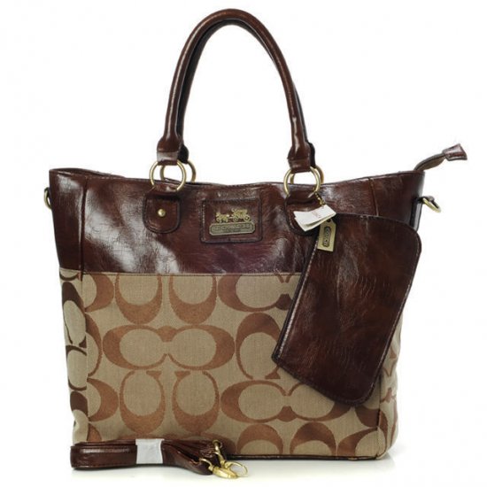 Coach In Signature Medium Camel Totes AOV | Women